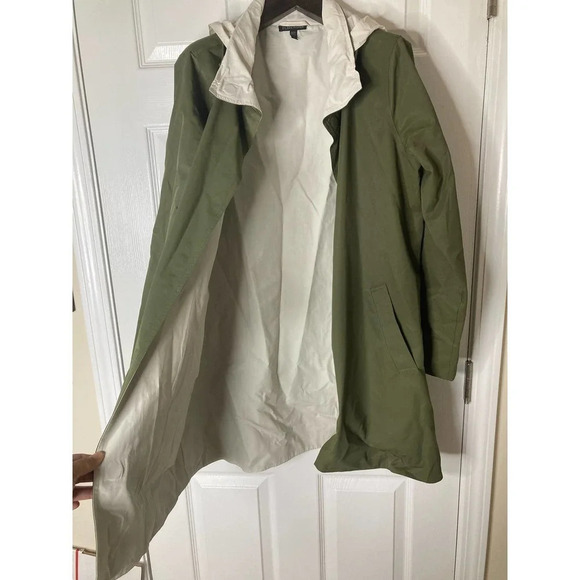 Eileen fisher reversible stand collar jacket sz s - Picture 15 of 16